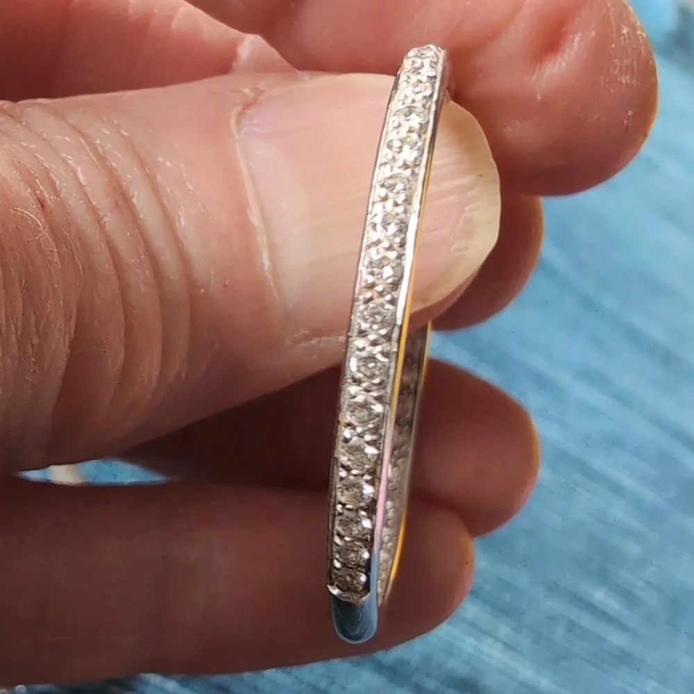18K Gold diamond earrings by Martin Flyer - Picture 3 of 6